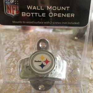Steelers NFL brand wall mount bottle opener